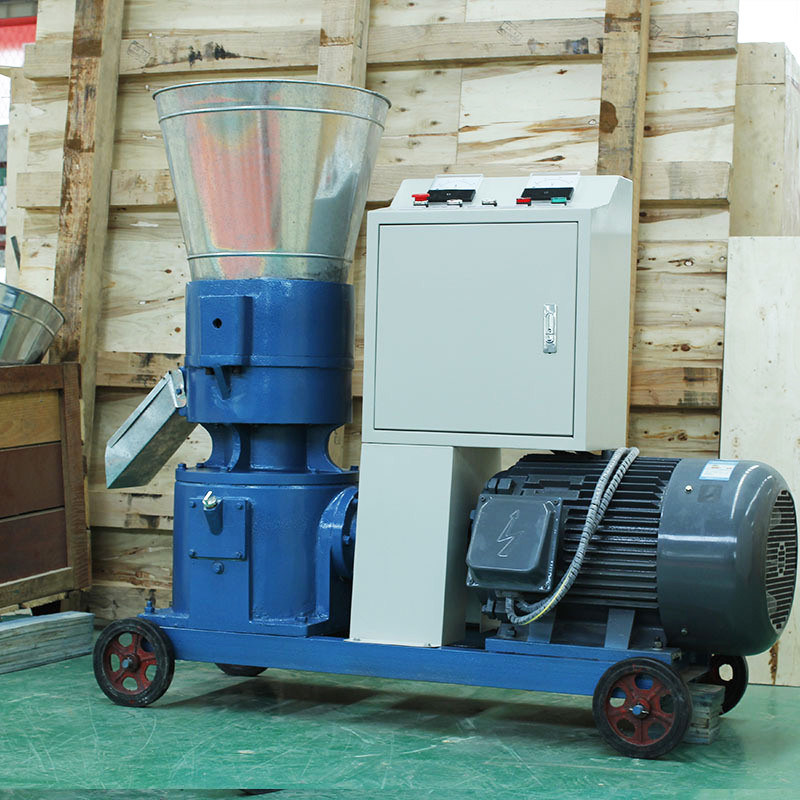 牛ヒツジのトウモロコシのわらのペレタイザー1000kg/Hの飼料の餌の製造所