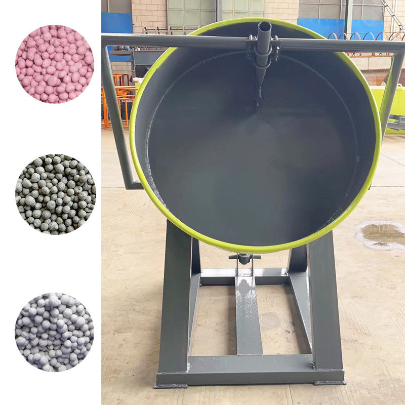 丸いボールのディスク造粒機が付いている有機性餌肥料の生産ライン