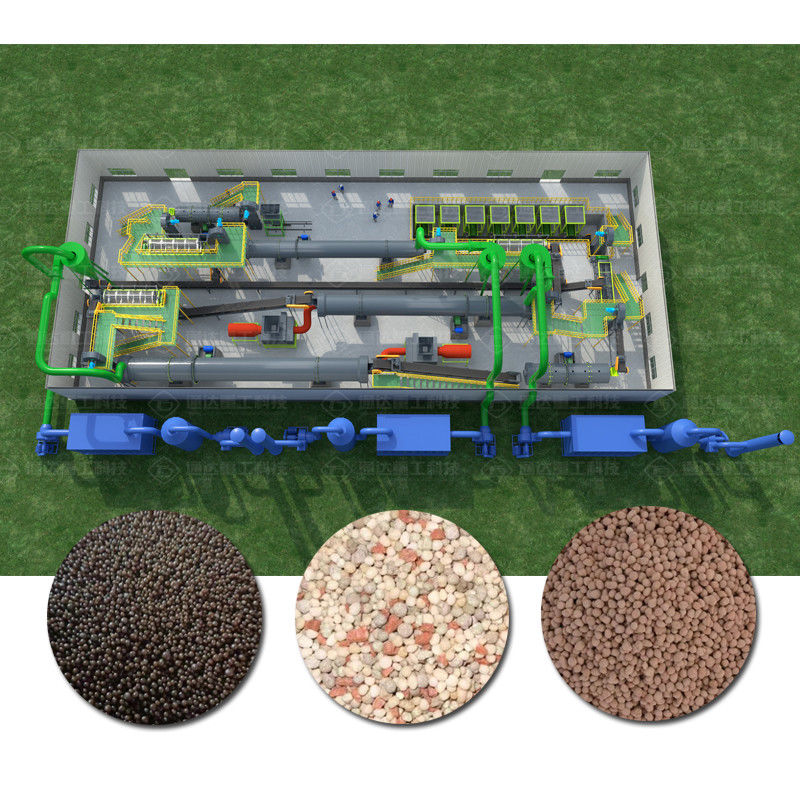 硫酸ロール粒剤設備 カルシウムナトリート化合物肥料製造ライン