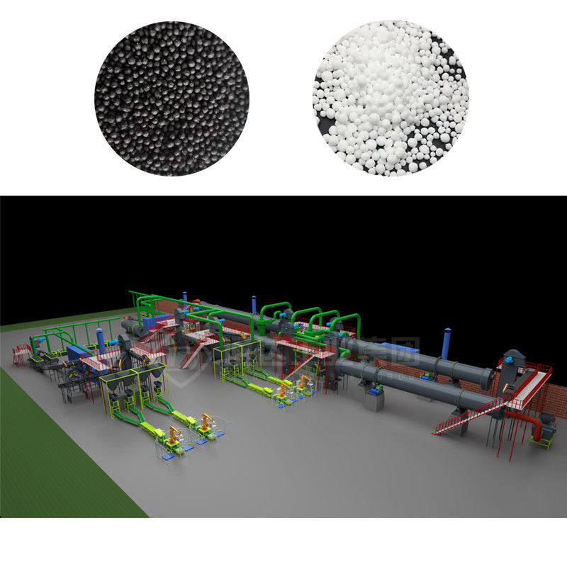 有機肥料 ディスク granulator マシン 有機肥料生産ライン マシン