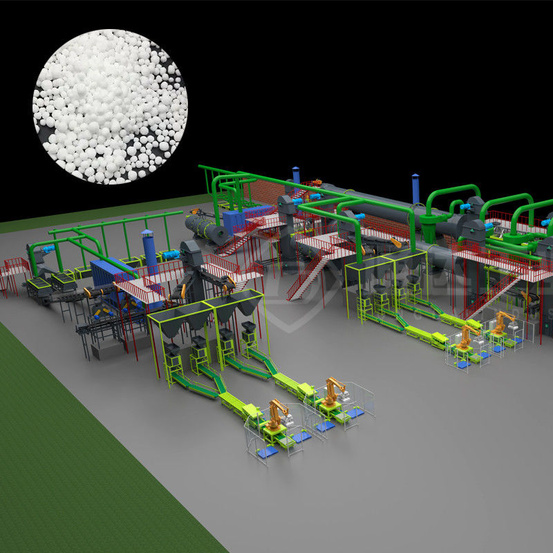 有機肥料 ディスク granulator マシン 有機肥料生産ライン マシン